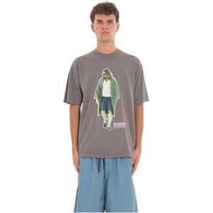 Pleasures, Heren, Tops, Grijs, Maat: L