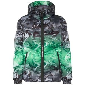 Plein Sport, Heren, Jassen, Veelkleurig, Maat: S Nylon,