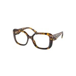 Prada Glasses , Brown , Dames , Maat: 53 MM