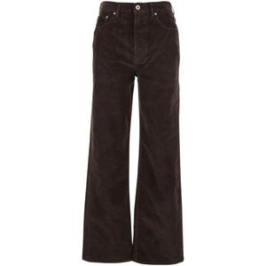 AG Jeans, Dames, Jeans, Bruin, Maat: W27 Denim,