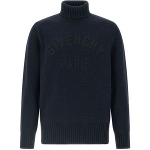 Givenchy, Heren, Truien, Blauw, Maat: L Katoen,