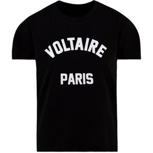 Zadig & Voltaire - Paris T-shirt - Zwart - Dames - Katoen