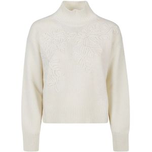 Ermanno Scervino, Dames, Truien, Beige, Maat: XS