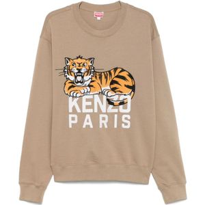 Kenzo - Brown Sweater - Katoen - Comfortabel Ontwerp