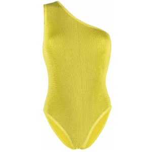 Bottega Veneta, Dames, Badkleding, Groen, Maat: S Nylon,