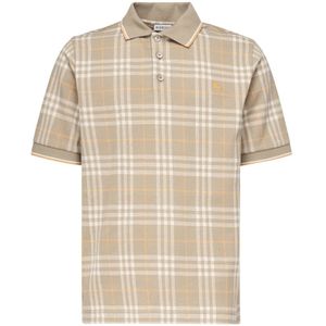 Burberry, Heren, Tops, Beige, Maat: L Katoen,