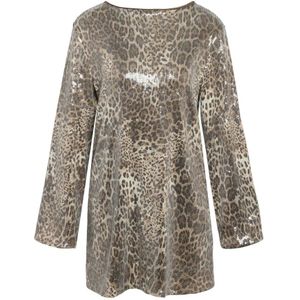Noisy may - Nmjessy Mini Sequin Dress - Jurk - Zilver - Dames