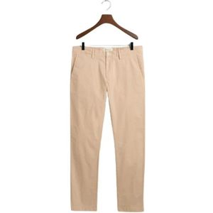Gant, Heren, Broeken, Beige, Maat: W30 Katoen,