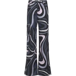 Pucci, Dames, Broeken, Veelkleurig, Maat: 2XS Polyamide,