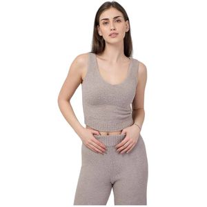 Ugg, Dames, Tops, Grijs, Maat: L Poliester,