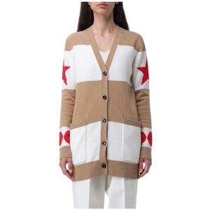 Colorblock - Cashmere Cardigan - Camel