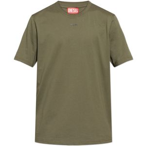 Diesel, Heren, Tops, Groen, Maat: 3XL Katoen,