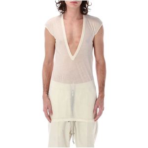 Rick Owens, Heren, Tops, Beige, Maat: L Katoen,