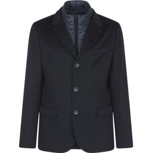 Herno, Heren, Jassen, Blauw, Maat: 3XL Kasjmier,