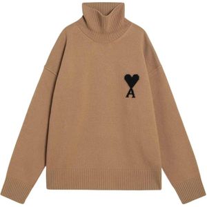 Ami Paris, Heren, Truien, Bruin, Maat: L