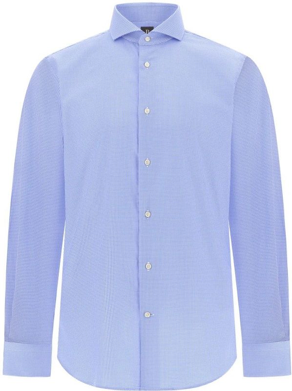 Boggi Milano, Heren, Overhemden, Blauw, Maat: XS Katoen,