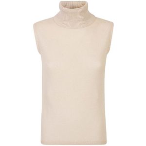 Eleventy, Dames, Truien, Beige, Maat: M Kasjmier,