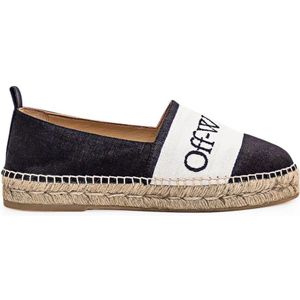 Sneakers - Beige - Bookish Logo - Linnen Espadrilles