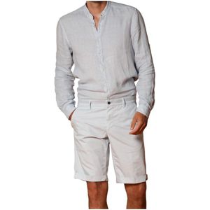 Mason's, Heren, Korte broeken, Blauw, Maat: XL Katoen,