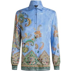 Etro, Dames, Blouses & Shirts, Veelkleurig, Maat: M Zijde,