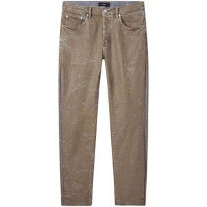 Purple Brand, Heren, Jeans, Bruin, Maat: W34 Katoen,