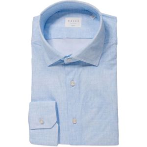Xacus, Heren, Overhemden, Blauw, Maat: M Leer,