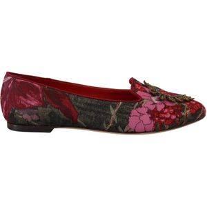 Dolce & Gabbana - Loafers - Floral Brocade - Leer