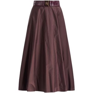 Elisabetta Franchi, Dames, Rokken, Rood, Maat: S