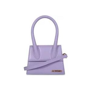 Jacquemus Paarse Mini Handtas , Purple , Dames , Maat: ONE Size