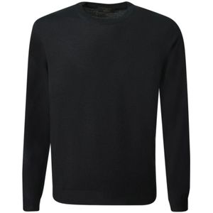 Zanone, Heren, Truien, Blauw, Maat: 4XL Wol,