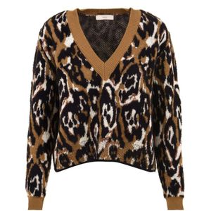 Akep, Dames, Truien, Veelkleurig, Maat: M Wol,