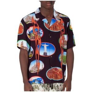 Pleasures, Heren, Overhemden, Veelkleurig, Maat: M