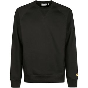 Carhartt Wip, Heren, Sweatshirts & Hoodies, Zwart, Maat: M Katoen,