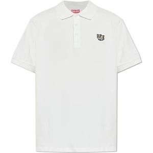 Kenzo, Heren, Tops, Wit, Maat: L Katoen,