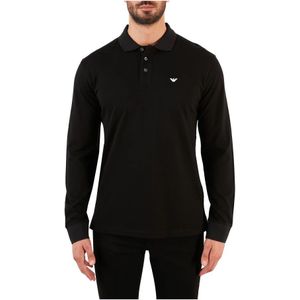 Emporio Armani, Heren, Tops, Zwart, Maat: 2XL Katoen,