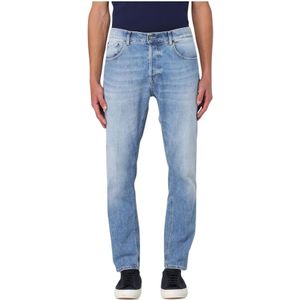 Dondup, Heren, Jeans, Blauw, Maat: W35 Denim,