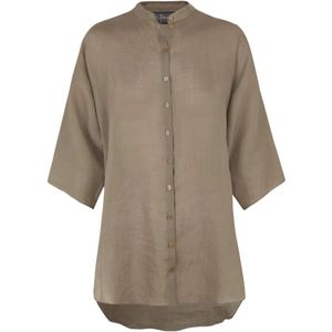 Cortana, Dames, Blouses & Shirts, Bruin, Maat: M Zijde,