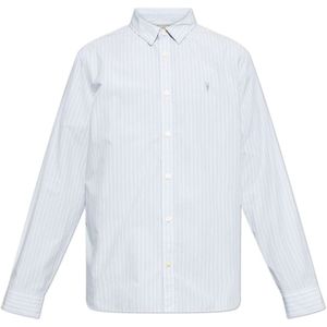 AllSaints, Heren, Overhemden, Blauw, Maat: XL Katoen,