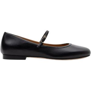 Parallele - Dakota - Ballerina's - Zwart - Italiaans Materiaal