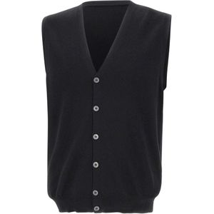 Gran Sasso, Heren, Truien, Zwart, Maat: L Wol,