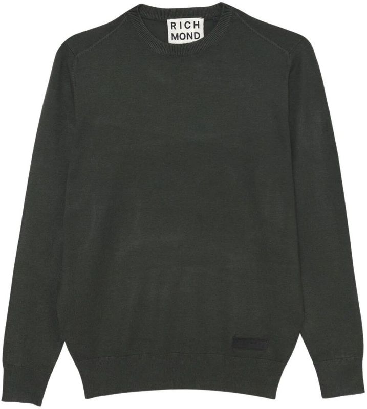 John Richmond, Heren, Truien, Groen, Maat: 2XL Viscose,