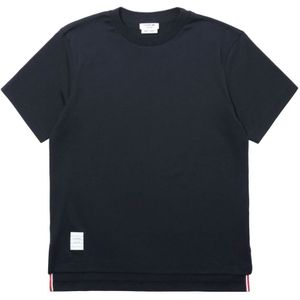 Thom Browne, Dames, Tops, Blauw, Maat: 2XS Jersey,