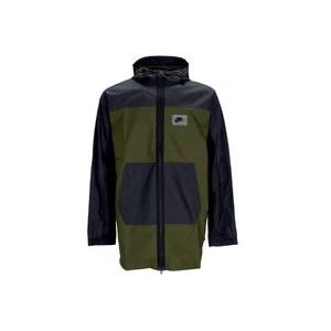 Nike Groene Geweven Jas , Green , Heren , Maat: XS