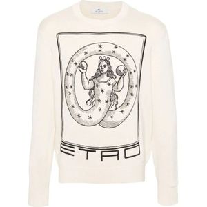Etro, Heren, Truien, Wit, Maat: L