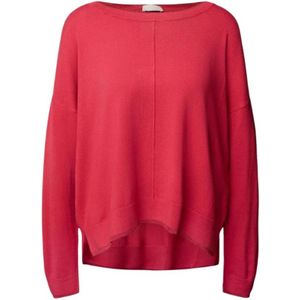 Liu Jo, Dames, Truien, Rood, Maat: XS Viscose,