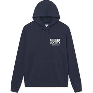 Les Deux, Heren, Sweatshirts & Hoodies, Blauw, Maat: S Katoen,