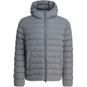 Herno, Heren, Jassen, Grijs, Maat: M Nylon,