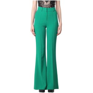 Elie Saab, Dames, Broeken, Groen, Maat: XS