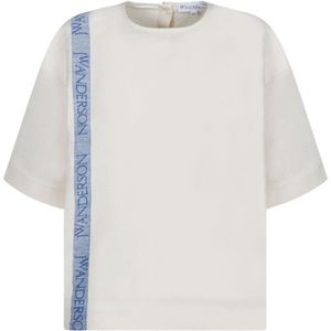 JW Anderson, Dames, Tops, Wit, Maat: XS Katoen,