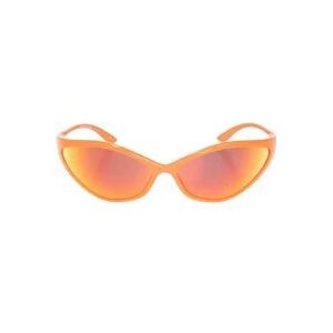 Balenciaga ‘90s Ovale’ zonnebril , Orange , unisex , Maat: ONE Size